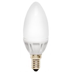 Led лампа Plastic 5W E14 матирана WW 3000K