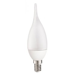 Led лампа Plastic 5W E14 матирана с извит връх WW 3000K