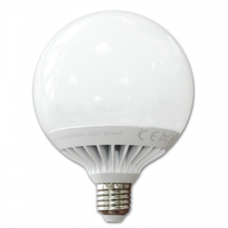 LED Крушка 13W E27 G120 Глобус Студено Бяла Светлина