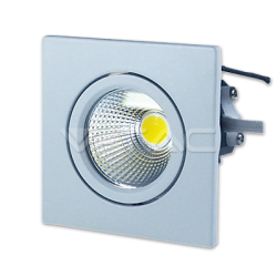 3W LED Луна COB Квадратен Модул - Бяло Тяло Бяла Светлина