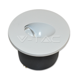 3W LED Луна За Вграждане В Стена Кръг 3000К