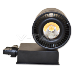 LED Прожектор Релсов Монтаж 33W COB CRI>95 Черно Тяло 3000K