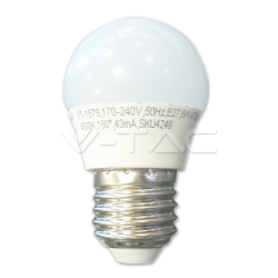 LED Крушка 6W E27 G45 Неутрална Светлина