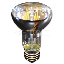 LED Крушка 6W Filament E27 R63 Топло Бяла Светлина