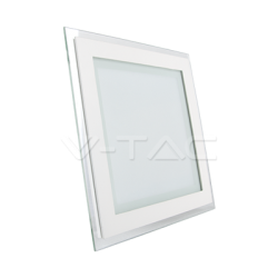 LED Панел Квадрат Стъклено Тяло 12W 3000К/4500К/6000К 160х160мм