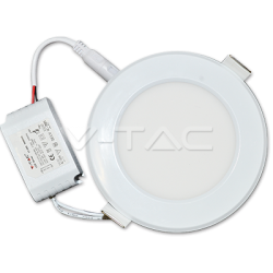 LED Пластик Панел Кръг 6W 3000K Ф120мм