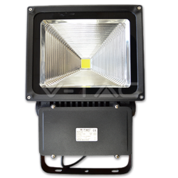 70W LED Прожектор V-TAC Класик PREMIUM Рефлектор Графит Бяла Светлина