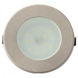 LED Луна за вграждане мебелна 2W 220V 4200K мат хром 100Lm