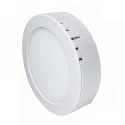 LED SMD луна 6W 4000K ф105мм 390Lm IP20 бяла за скрит и открит монтаж