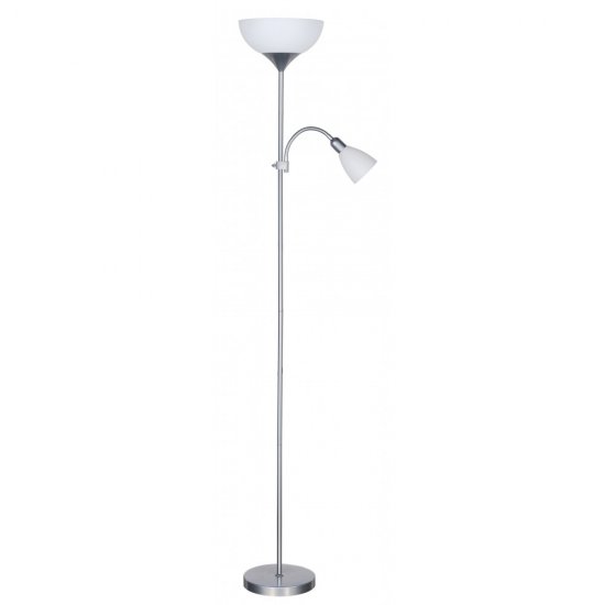 Лампион ARTEMIS II сребрист 1xE27+1xE14 H178cm Desonia