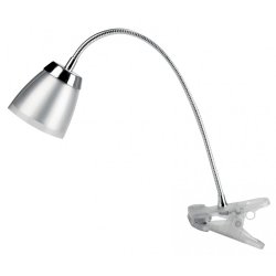 LED настолна лампа с щипка JOLLY 4W 4000K 270Lm сребърна