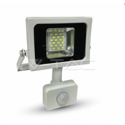 LED Прожектор Сензор Бяло Тяло 10W 3000K