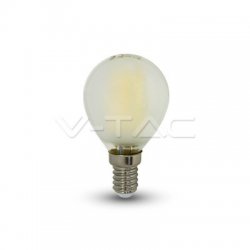 LED Крушка 4W Filament E14 P45 2700K Мат