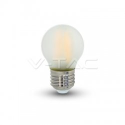 LED Крушка 4W Filament Amber E27 G45 2200K