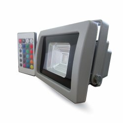 LED Прожектор SMD 10W RGB С Дистанционно IR IP65