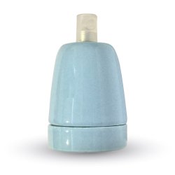 Фасонка VT-799 Е27 порцеланова висяща синя max 60W