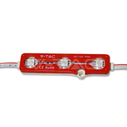 LED Модул 3LED SMD5050 IP67 Червен