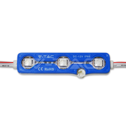 LED Модул 3LED SMD5050 IP67 Син