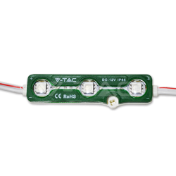 LED Модул 3LED SMD5050 IP67 Зелен