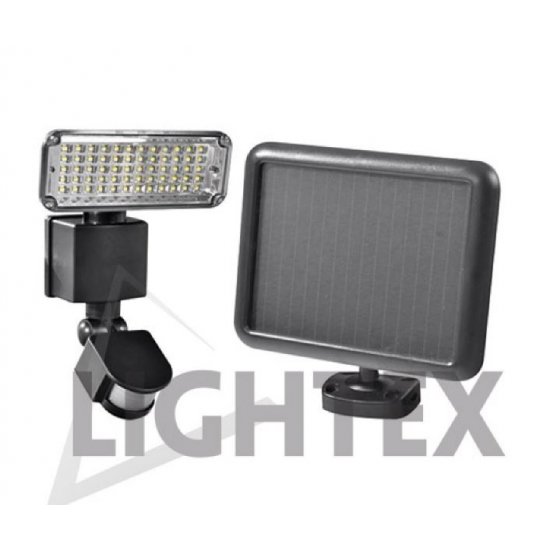 LED SMD Соларен Прожектор със сензор 5W 6000K IP44