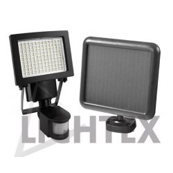LED SMD Соларен Прожектор със сензор 8W 6000K IP44