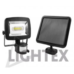 LED COB Соларен Прожектор със сензор 5W 6000K IP65