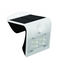 LED Соларен Аплик със сензор 2W 3000K+6000K