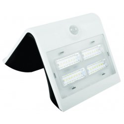 LED Соларен Аплик със сензор 3.2W 3000K+6000K