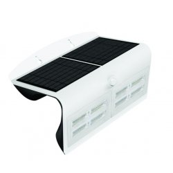 LED Соларен Аплик със сензор 6.8W 3000K+6000K