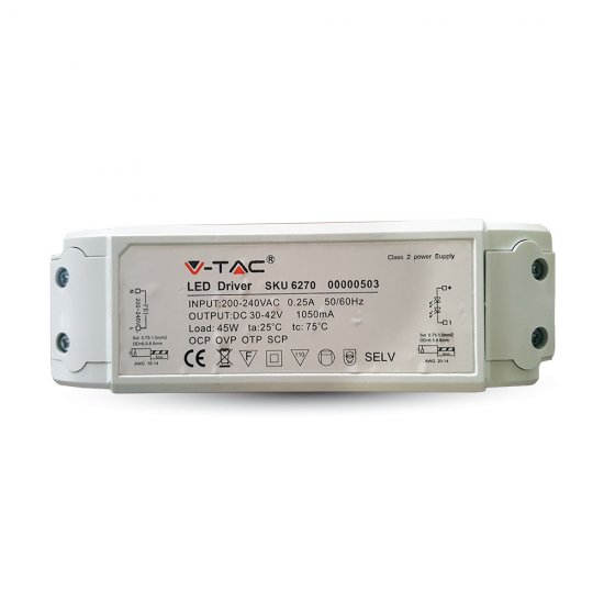 Драйвер За LED Панел 45W Flicker Free 5 Години Гаранция