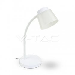 5W LED Настолна Лампа 4000K Бяло Тяло