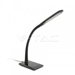 7W LED Настолна Лампа 4000K Черно Тяло