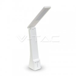 LED настолна лампа VT-1014 4W 3-white 120Lm IP20 акумулаторна бяло + златисто