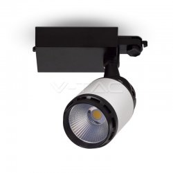 35W LED Прожектор Релсов Монтаж Черно/Бяло Тяло 3000K