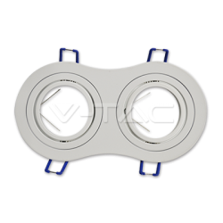 Луна подвижна VT-783RD 2хGU10 IP20 бяла