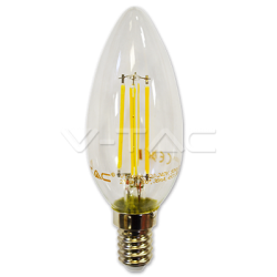 LED Крушка 4W Filament E14 Свещ 2700К Димируема