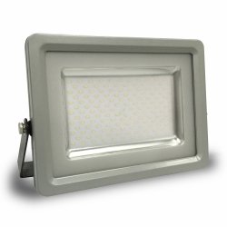 100W LED Прожектор SMD Черно/Сиво Тяло 3000K