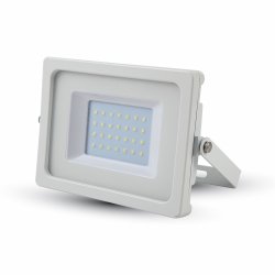30W LED Прожектор SMD Бяло Тяло 3000K