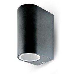 Фасадно тяло VT-7652 2хGU10 max 2х35W IP44 черно
