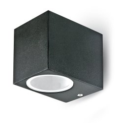 Фасадно тяло VT-7651 GU10 max 35W IP44 квадрат черно