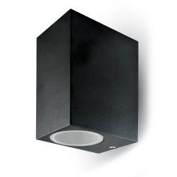 Фасадно тяло VT-7652 2хGU10 max 2х35W IP44 квадрат черно