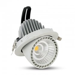 33W LED Луна COB Кръгла 3000К Бялa