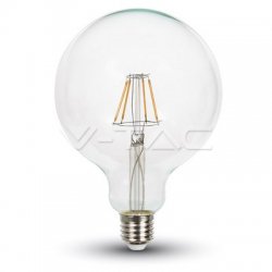 LED Крушка 10W Filament E27 G125 Глобус Прозрачна 2700K