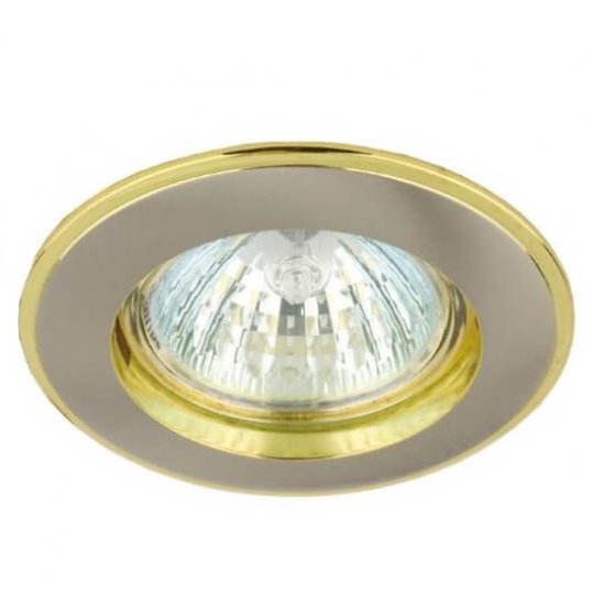 LED луна стационарна мат никел и злато