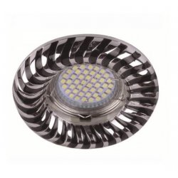 LED луна стационарна черно и хром