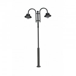 LED парково освeтително тяло ACORN 2х40W 4000K 2х4000Lm IP66 2.7м