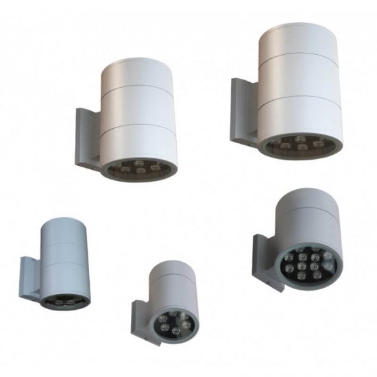 LED фасадно осв.тяло BARSA R 2x6W 4500K IP65