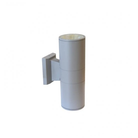 LED фасадно тяло Barsa R 2x10W 4000K 2000Lm IP65 сиво
