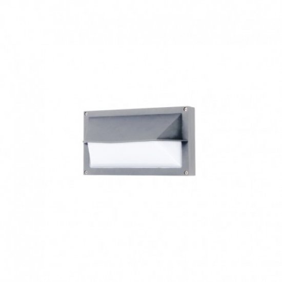 LED фасадно тяло Pozitano 3140 18W 4500K 1800Lm IP44 сиво
