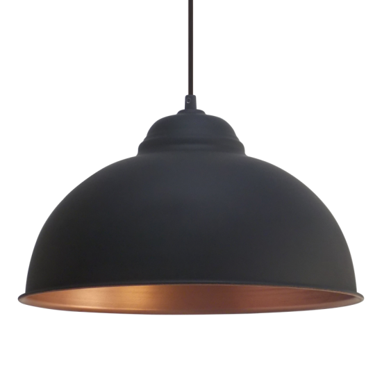 Пендел винтидж TRURO 2 E27 max 60W IP20 мед + черно